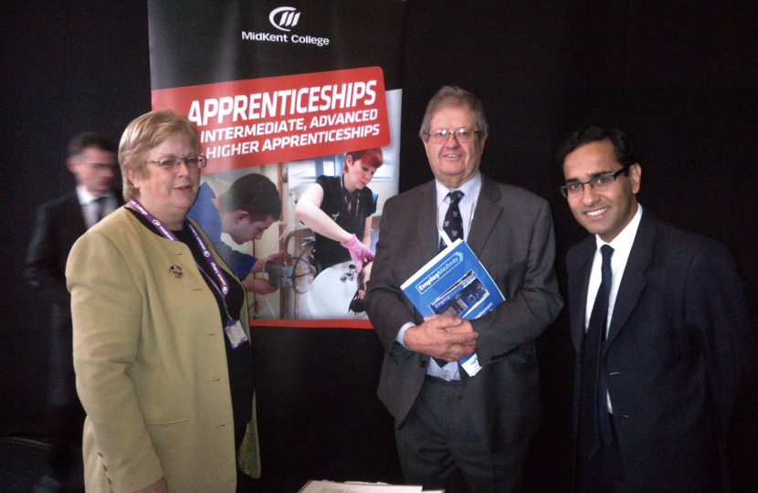 Rehman attends Medway Jobs Fair