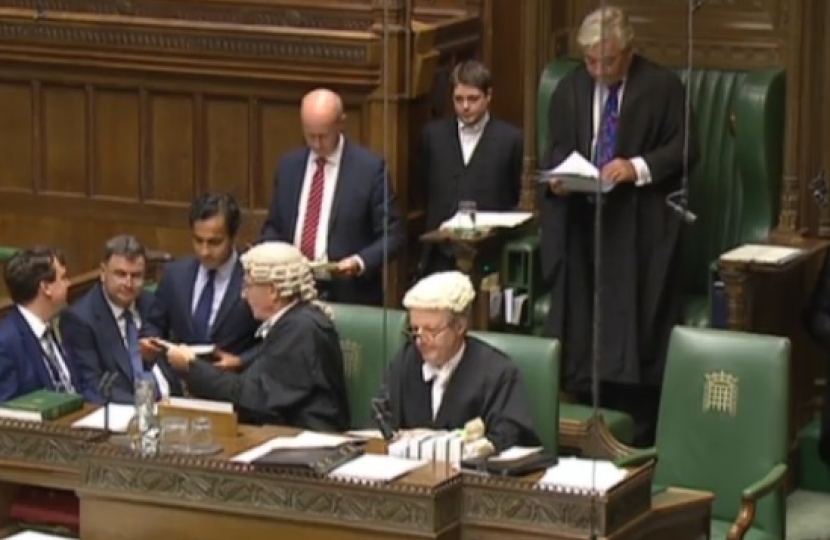 Rehman Chishti MP submitting mental healthcare Bill 