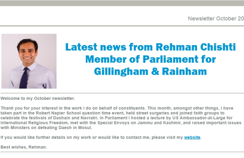 October 2016 newsletter