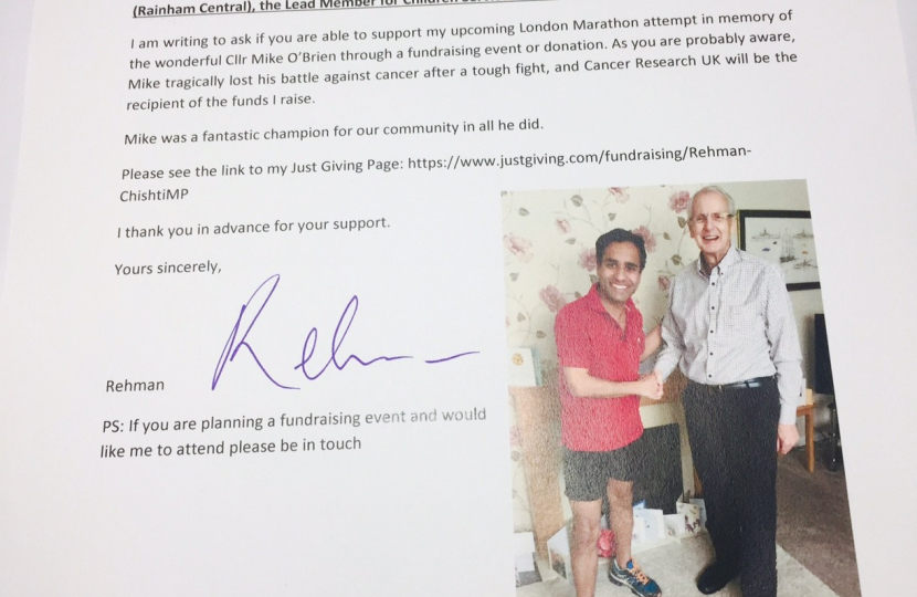 Fundraising letter