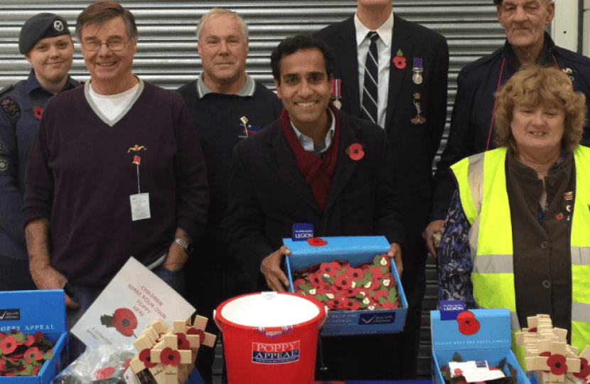 Meeting the Royal British Legion volunteers