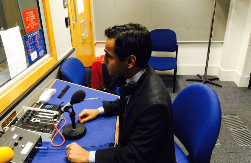 Rehman on BBC Radio Kent