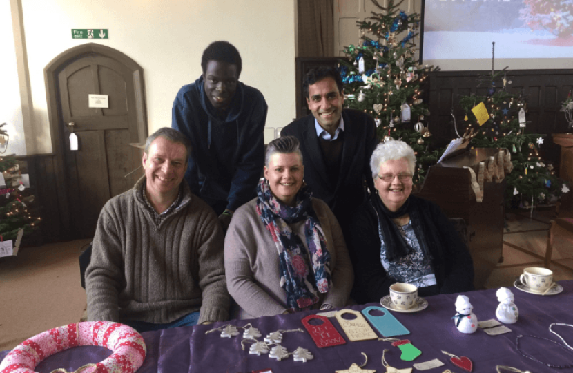 Rehman at the Christmas Fair