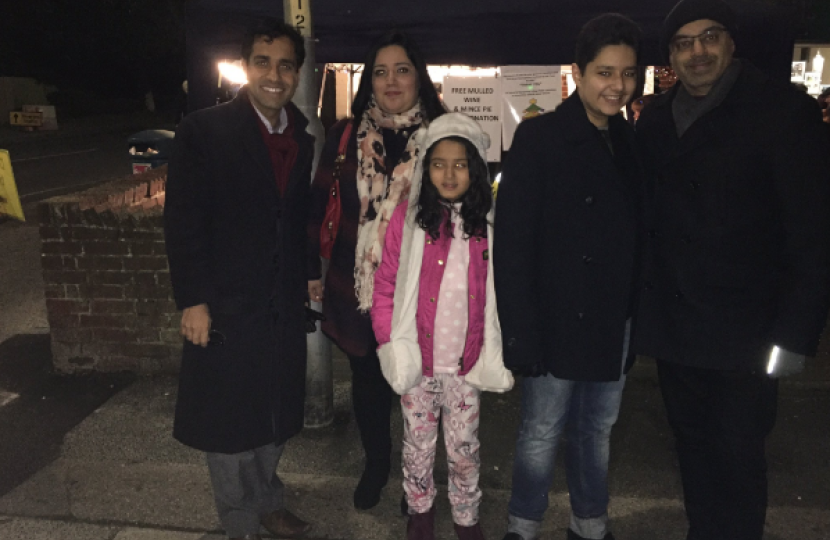 Christmas Tree lights switching on