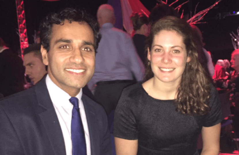 Rehman with Kate French