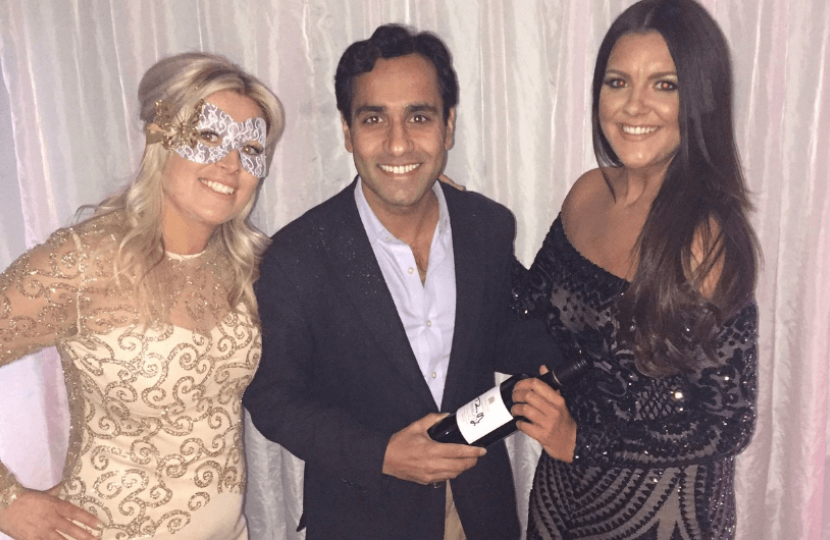 Rehman at the ball