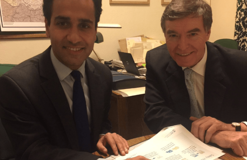 Rehman with Philip Dunne