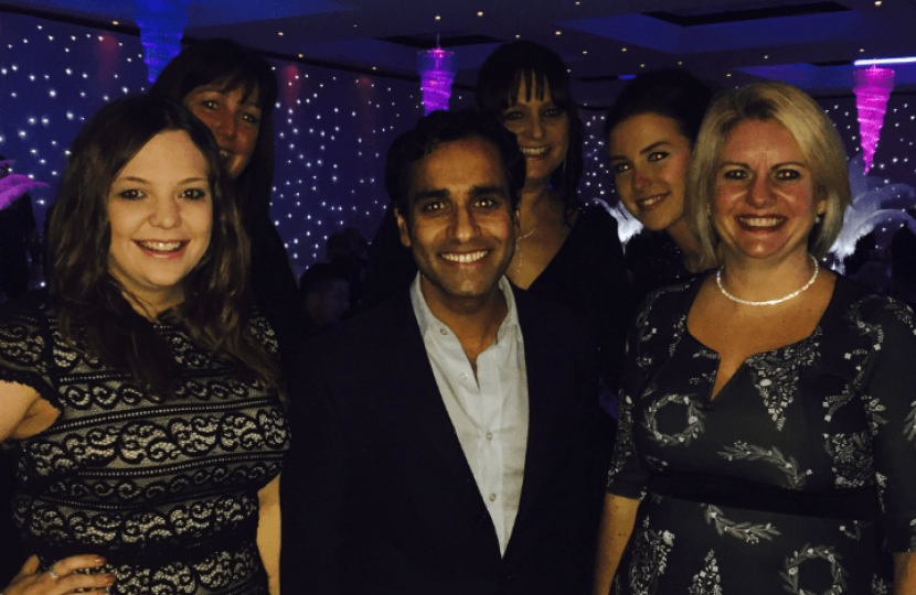 Rehman at the Gills FC Christmas Party