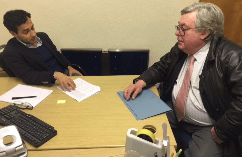 Rehman holding the constituency surgery on Friday