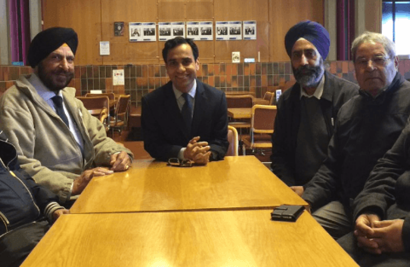 Rehman at the meeting