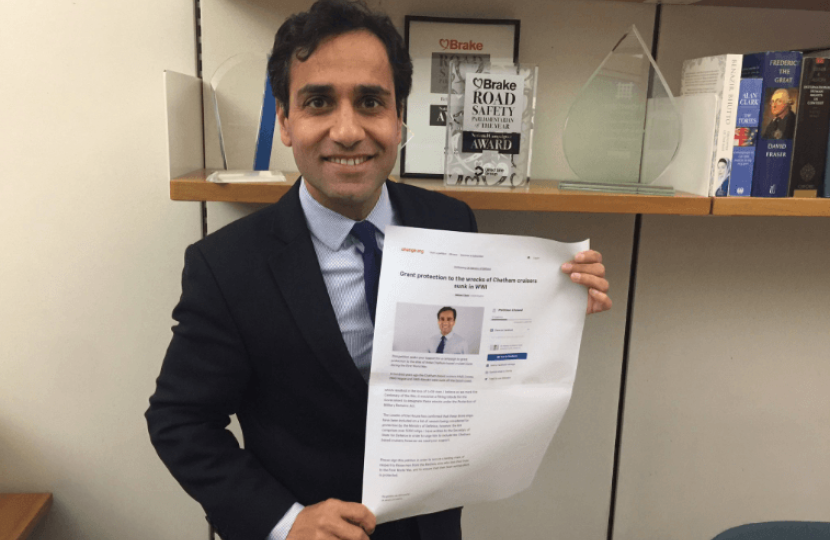 Rehman with the petition