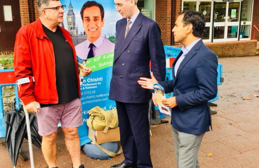 Rehman holds regular MP street surgery