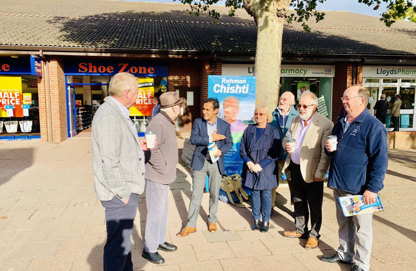 Rehman with constituents