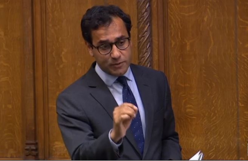 Rehman speaking in Parliament