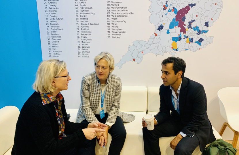 Rehman at party conference