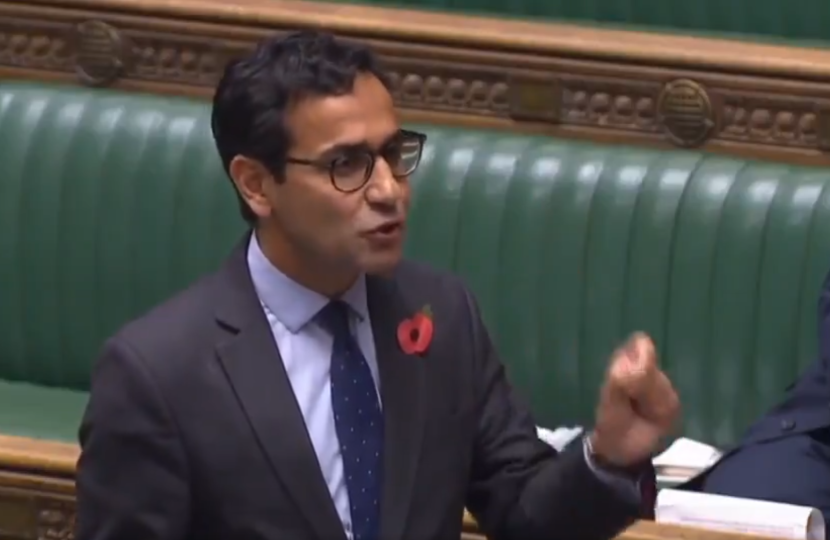 Rehman speaking in Parliament