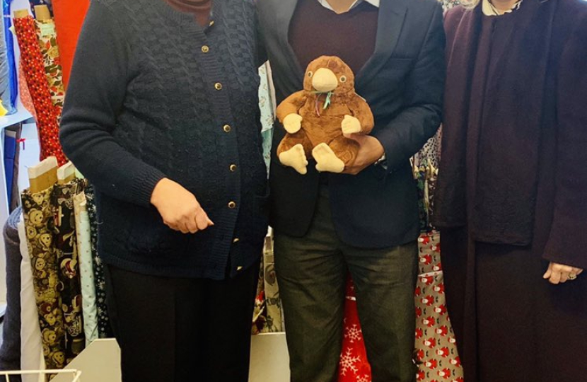 Rehamn with Trish at Rainham Sewing Centre