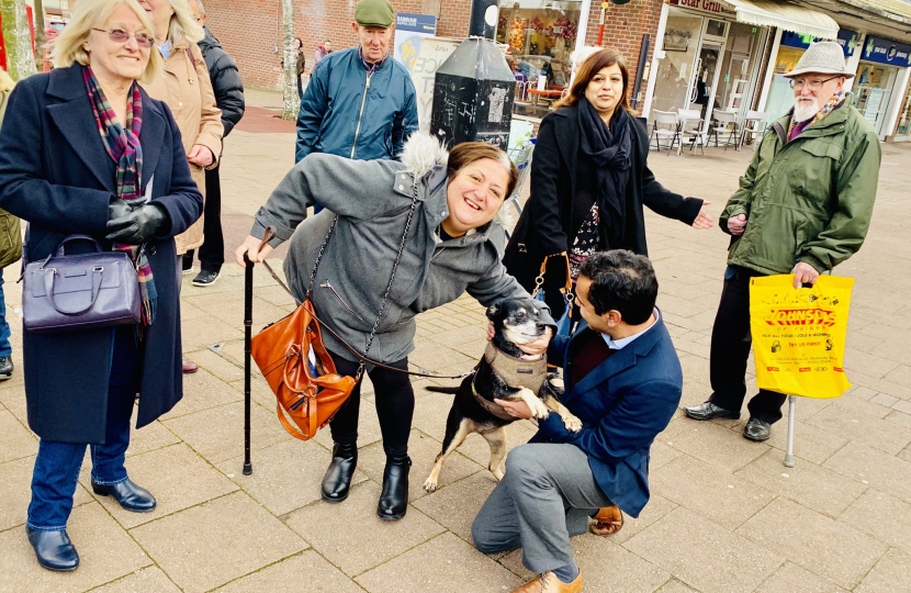 REhman with councillors and residents