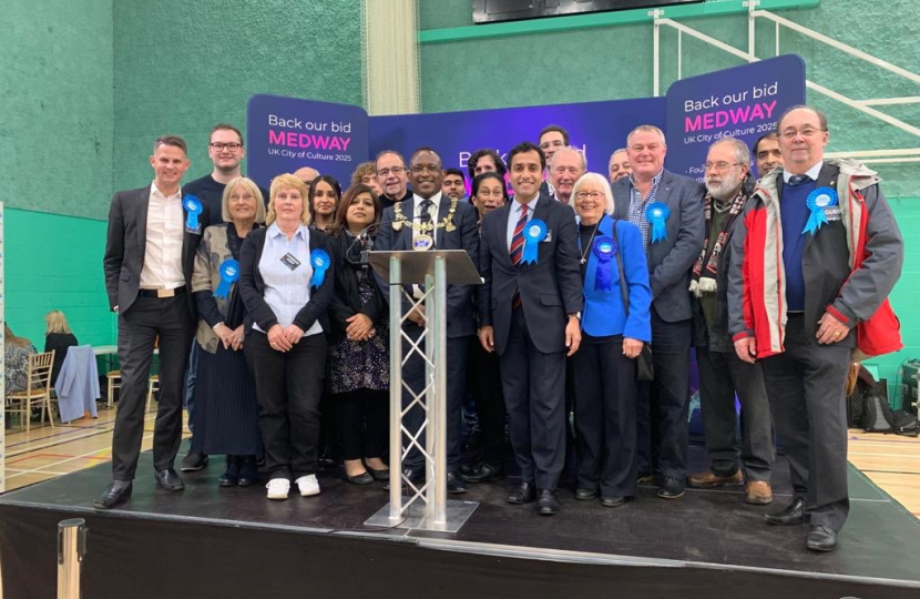 Rehman with campaign team