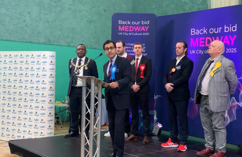 Rehman speaking after election