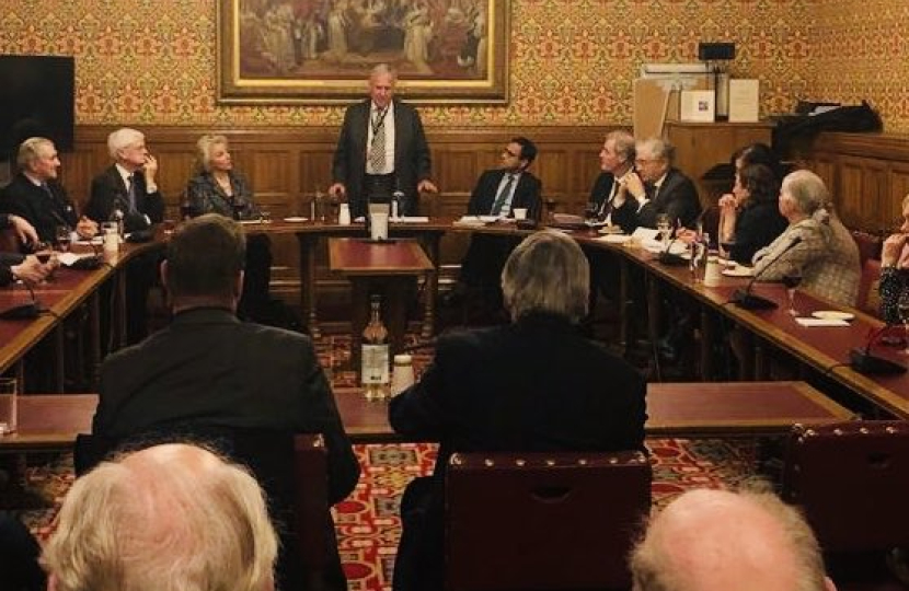 Rehman and Lord Taylor at event