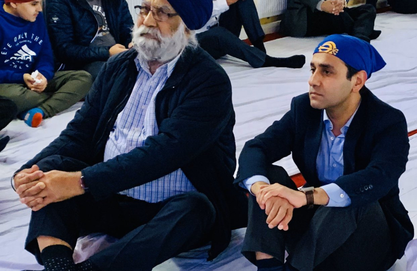 Rehman at Sunday prayers