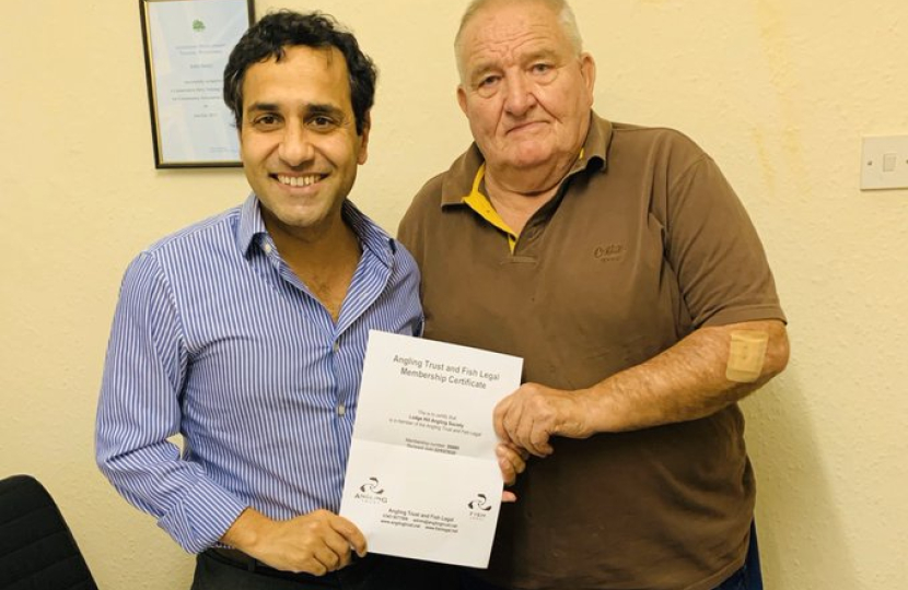 Rehman with Ray