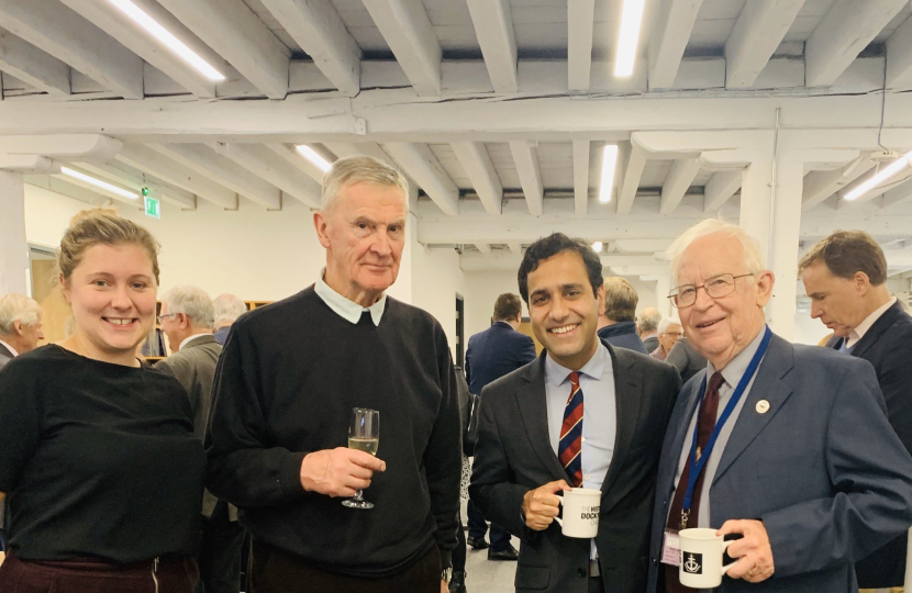 Rehman with stakeholders