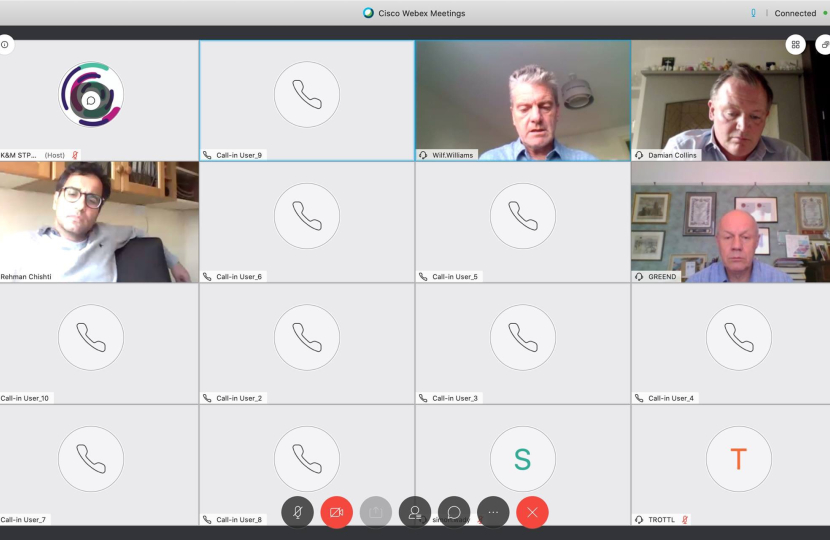 Picture of video meeting