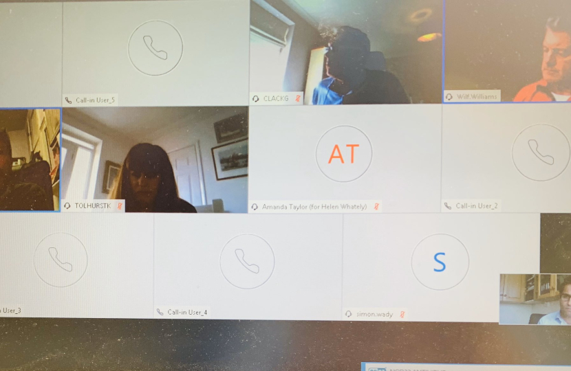 Picture of video conference