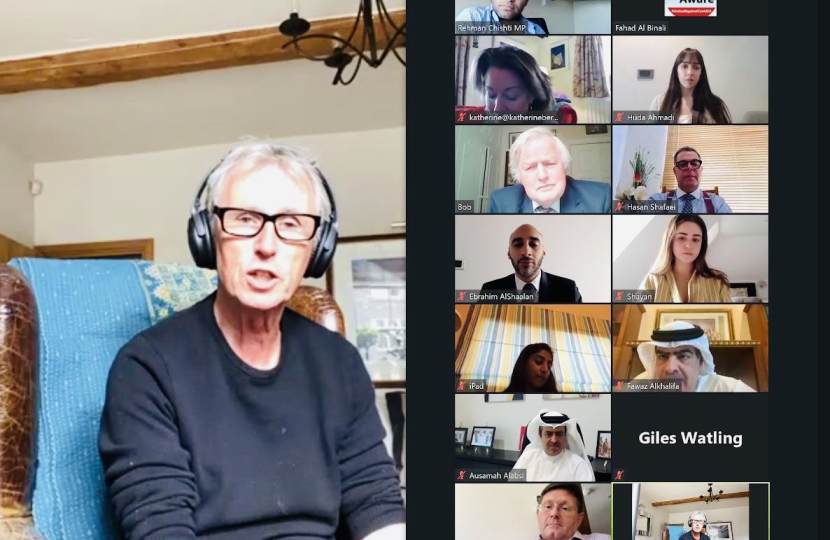 Screenshot of meeting