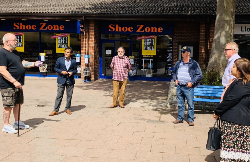 Rehman during street surgery
