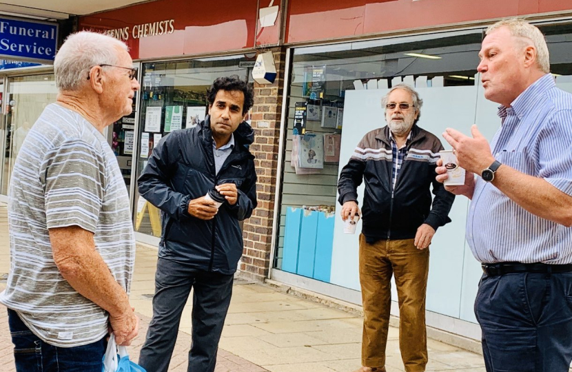 Rehman with constituents