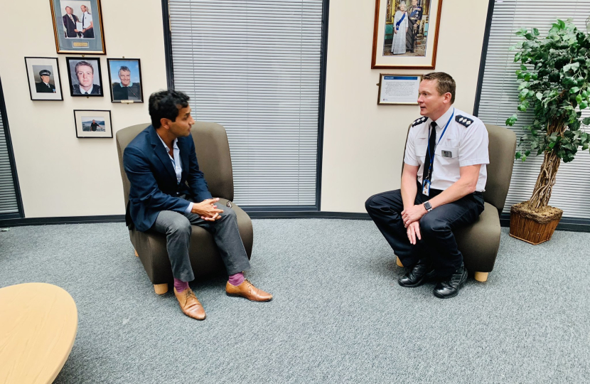 Rehman with Chief Inspector Ian Dyball