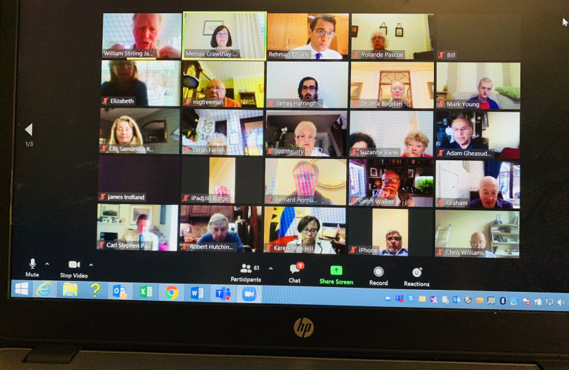 Screenshot of CFCC event
