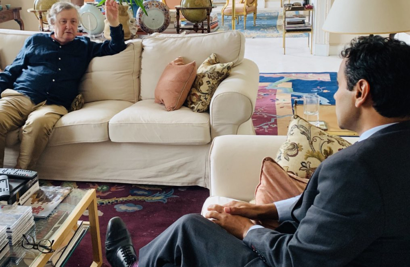 Rehman and the Portuguese Ambassador 