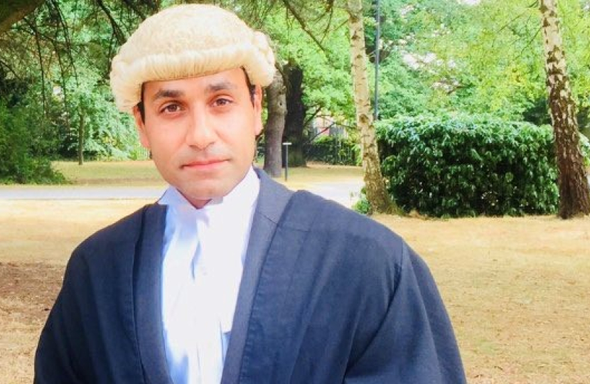 Rehman as a Barrister