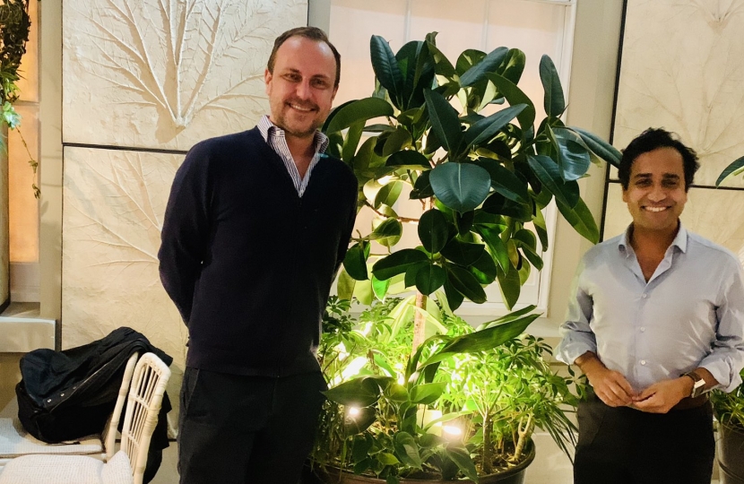 Rehman with Professor Neumann