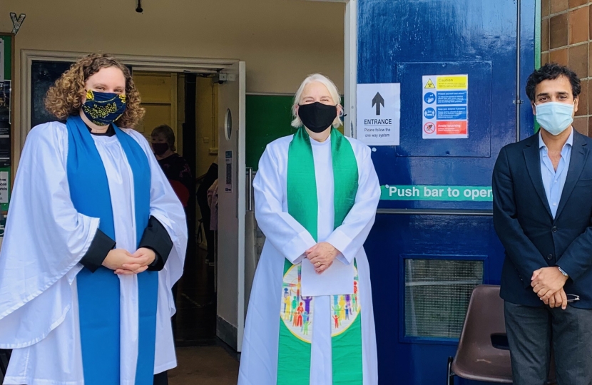 Rehman at Holy Trinity Church Twydall