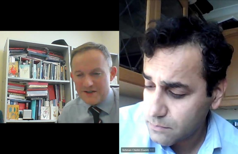 Screenshot of meeting