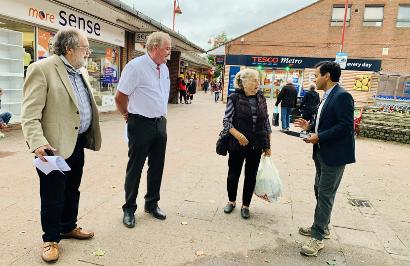 Rehman with constituents