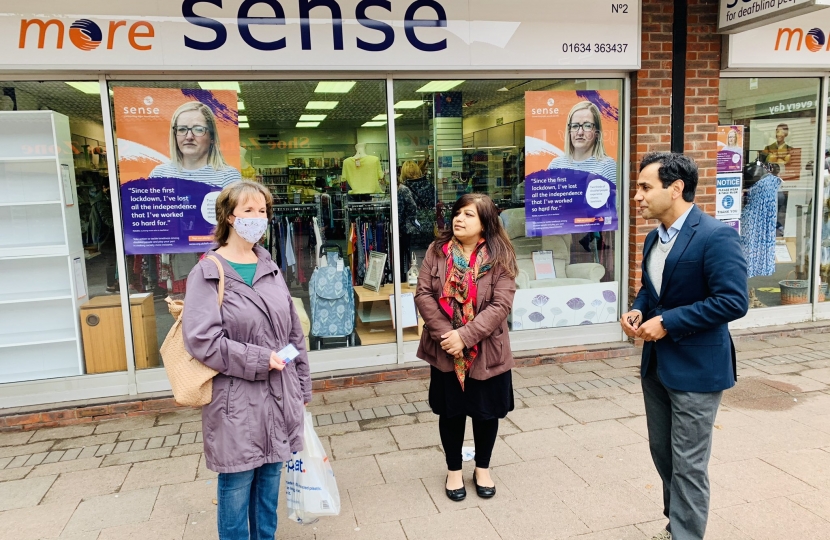 Rehman with constituents