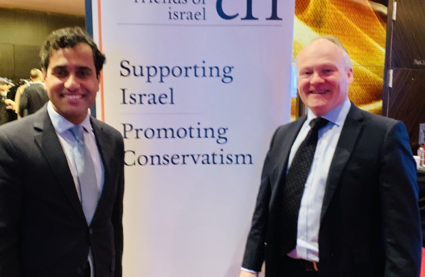 Rehman at the CFI lunch