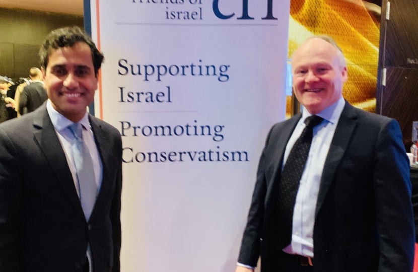 Rehman at the CFI lunch