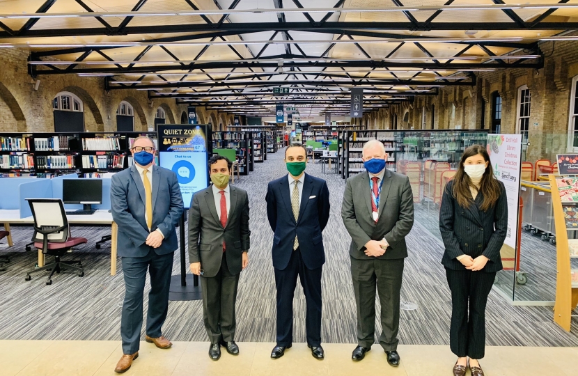 Rehman and Ambassador at the University of Greenwich (Medway Campus)