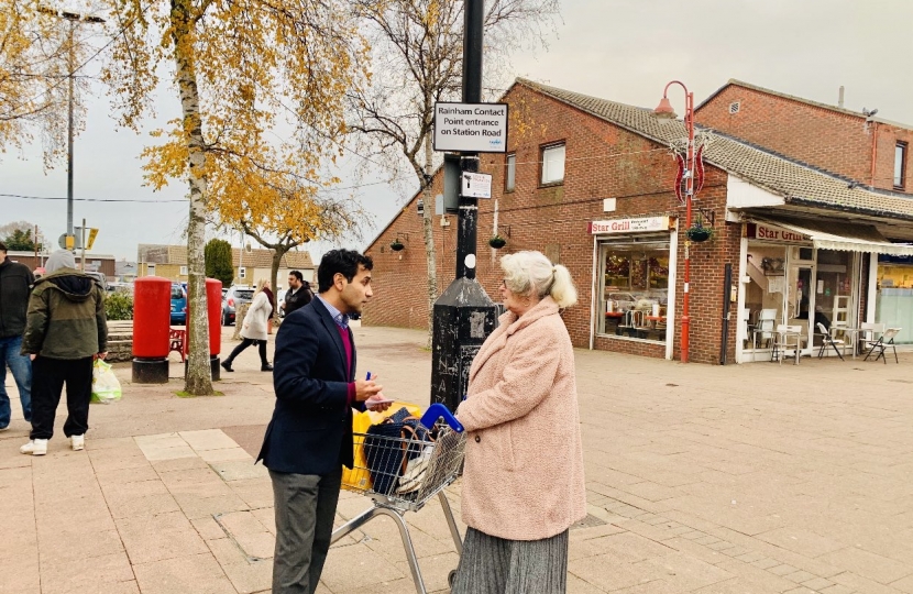 Rehman with constituents