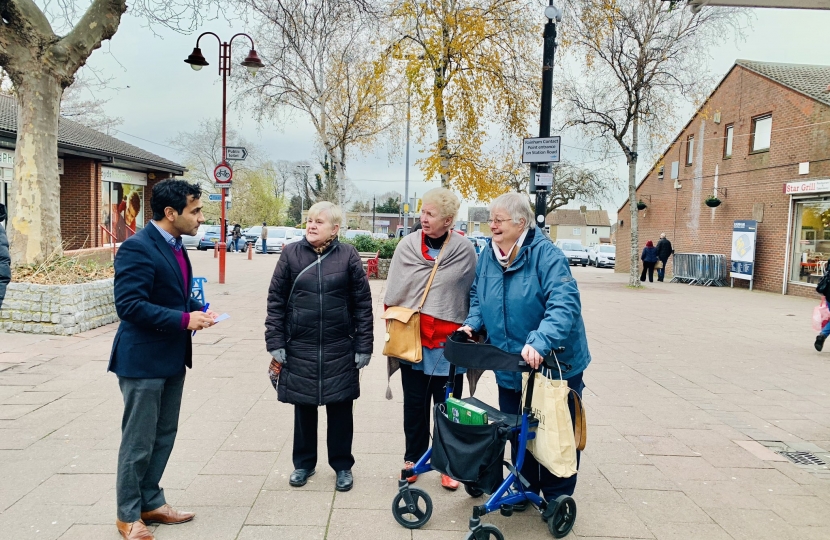 Rehman with constituents