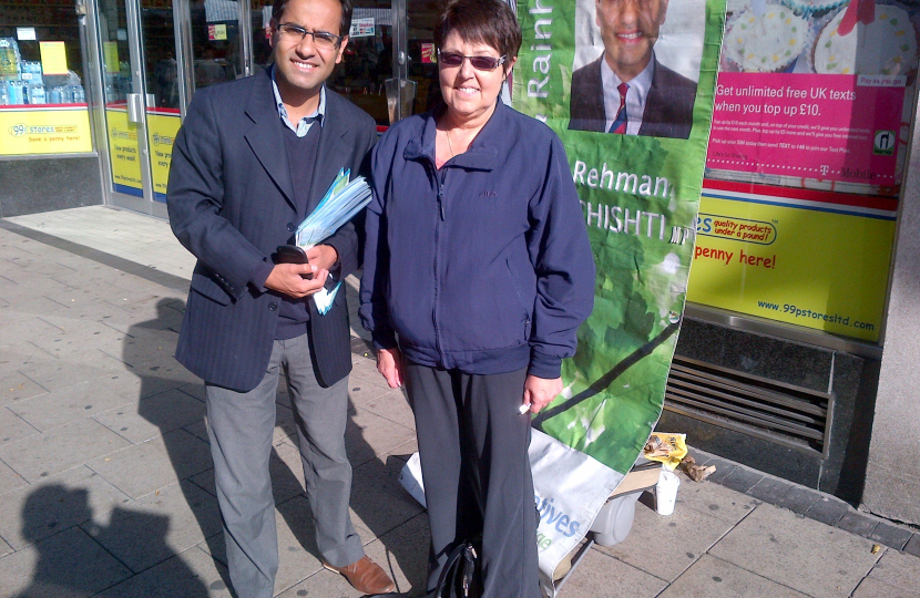 Parliamentary Street Stall in Gillingham