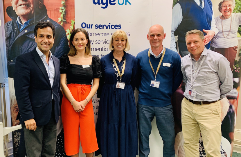 Rehman with Age UK Medway 