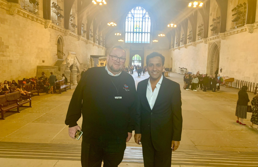 Rehman with Neil Davis from Street angels